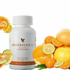 Forever Absorbent-C(100 Tab) Diatery Supplement Vit.C with Oat Bran KOSHER/HALAL