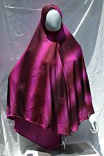 Adult Amira Khimar One Piece Somali Hijab Muslim Women Overhead MAGENTA Scarf