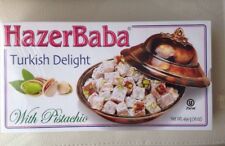 Hazer Baba Turkish Delight With Pistachio, 16 oz (454 gram)