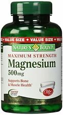 Magnesium 500mg Tablets for Bone & Muscle Health 200 Tablets Vegetarian Halal