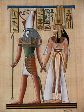  Egyptian Papyrus Paintings poster Isis, Inanna and Islam decor vases