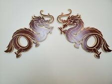 Handmade Side Dragon and Side Dragon Reverse Wooden Carving 4