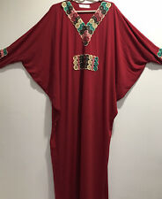 Dubai Abaya Muslim Women Long Sleeve One Size Dress Islamic Kaftan Jilbab USA