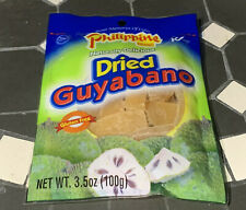 [4 Bag x 3.5oz] Philippine Dried Guyabano Soursop Fruit Snack Glutten Free Halal