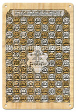 Islamic Art - Arabic Calligraphy On Papyrus Vintage Religious Art Metal Tin Sign