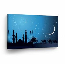 Islamic Wall Art Arabian Nights with the Stars Canvas Print Home Decor