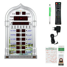 Islamic Azan Wall Clock Alarm Calendar Muslem Prayer Ramadan Xmas Decoration 100