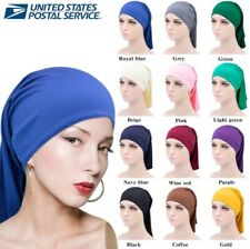 Muslim Long Hair Head scarf Inner Hijab Caps Islamic Underscarf Ninja Scarf hat