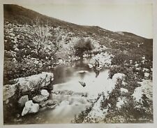 ARAB MUSLIM ELDER MEDITATING WATER & JORDAN HOTEL PALESTINE PHOTOS FELIX BONFILS