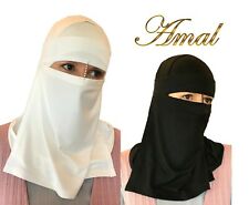 ❤️AMAL Niqab Muslim Women Burka Amira Hijab Islamic Burqa USA