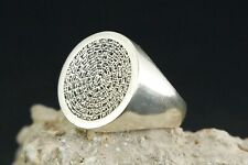 Islamic Mens Ring 925 Sterling Silver 99 Names of Allah Asma ul-Husna New Size 9