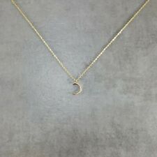 Moon CZ GOLD Plated Necklace Star Islam Muslim Ottoman Arab Waxing Turkey