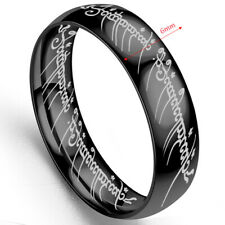 Muslim Allah Islamic Prayer Black Stainless Steel Ring For Men and Women