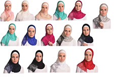 Women scarf Lace Hijab women warp Muslim Head scarf Hijab Islam 