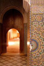 Moroccan Architecture Islamic Allah Print Wall Art Home Decor - POSTER 24x36