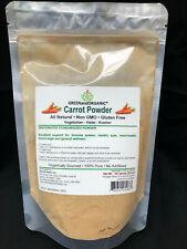 ORGANIC 100%Pure CARROT POWDER Fresh Beta-Carotene Vitamins Minerals Vegan Halal